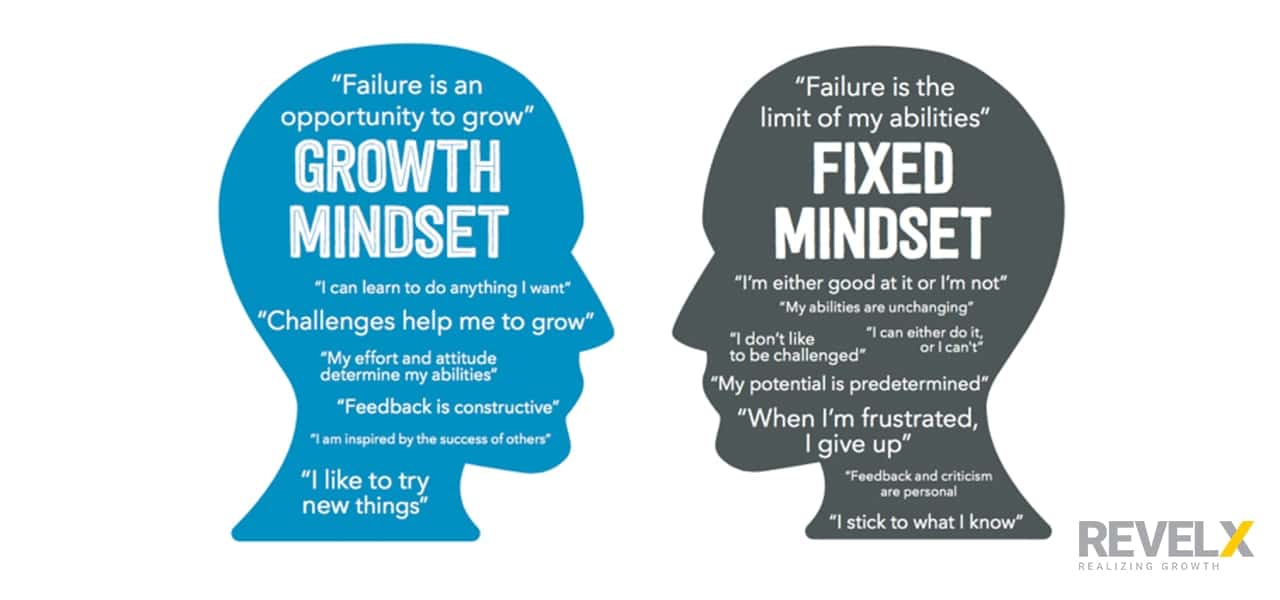 Growth mindset vs fixed mindset